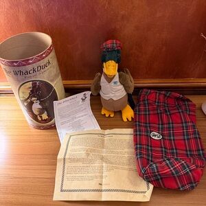 The WhackDuck Golf Stress Relief  Duck With Funny Sayings-RARE!